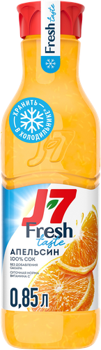 Сок охлажденный J7 Апельсин с мякотью, 850мл, фото