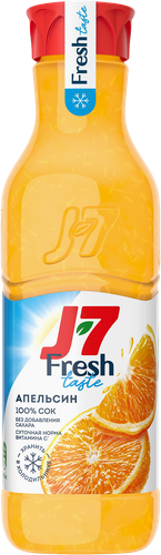 Сок охлажденный J7 Апельсин с мякотью, 850мл, фото