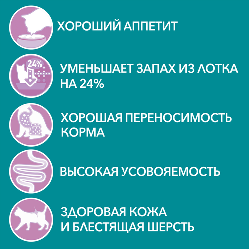 Корм влажный для взрослых кошек PURINA ONE Sensitive с курицей и морковью в соусе, 75г, вид
