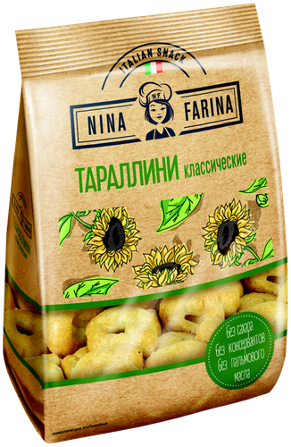 Тараллини NINA FARINA Классические, 180г, вид