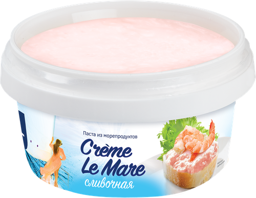 Паста из морепродуктов БАЛТИЙСКИЙ БЕРЕГ Creme le Mare сливочная, 150г, фото