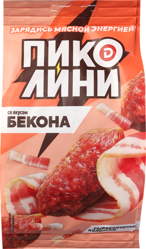 Колбаски сырокопченые ДЫМОВ Пиколини со вкусом бекона, 50г, фото