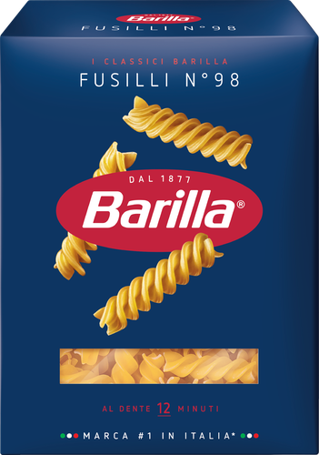 Макароны BARILLA Fusilli n.98 из твердых сортов пшеницы группа А высший сорт, 450г, фото
