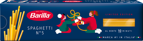 Макароны BARILLA Spaghetti n.5 из твердых сортов пшеницы группа А высший сорт, 450г, детальное фото