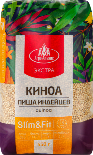 Киноа АГРО-АЛЬЯНС Экстра, 450г, изображение