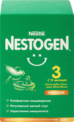 Напиток молочный NESTOGEN 3, с 12 месяцев, 600г, детальное фото