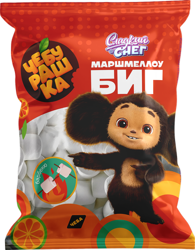 Зефир NEXT Marshmallows Big со вкусом ванили, 200г, детальное фото
