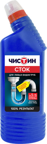 Средство для очистки канализационных труб ЧИСТИН Сток, 750г, детальное фото