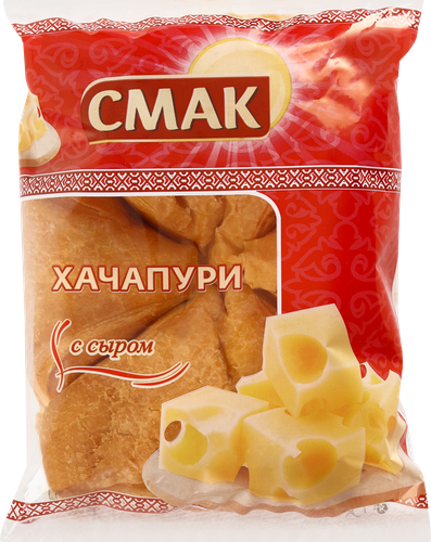 Слойка СМАК Хачапури с сыром, 80г, вид