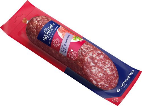 Колбаса сырокопченая ЧЕРКИЗОВО Бородинская Экстра со срезом, 200г, фото