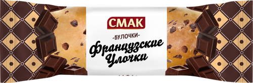 Бриошь СМАК Французские улочки с кусочками шоколада, 30г, картинка