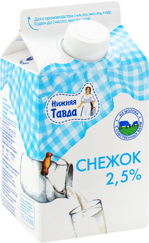 Снежок йогуртный НИЖНЯЯ ТАВДА с сахаром 2,5%, без змж, 450г, фотография