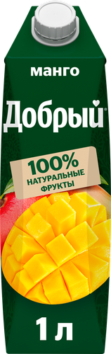 Напиток сокосодержащий ДОБРЫЙ Манго, 1л, изображение