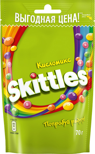 Драже SKITTLES Кисломикс, 70г, изображение