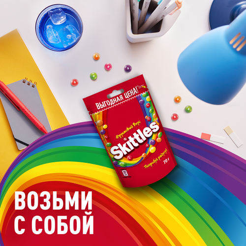 Драже SKITTLES Фрукты, 70г, картинка
