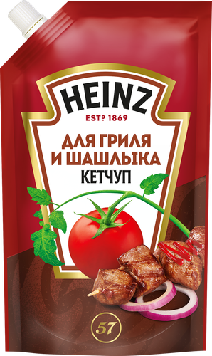 Кетчуп HEINZ Для гриля и шашлыка, 320г, вид