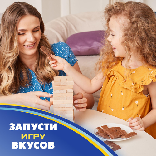 Шоколад молочный ALPEN GOLD Орео со вкусом ванили и кусочками печенья, 85г, крупный план