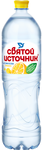 Напиток СВЯТОЙ ИСТОЧНИК со вкусом лимона негазированный, 1.5л, вид