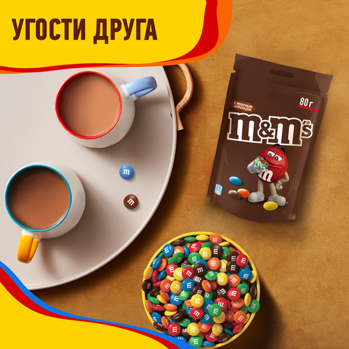 Драже M&M'S Шоколад, 80г, детальное фото