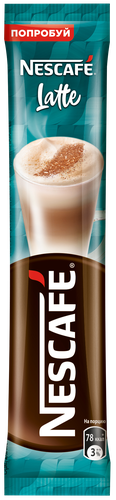 Напиток кофейный растворимый НЕСКАФЕ Latte, 18г, фотография