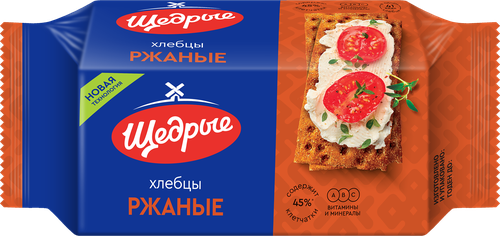 Хлебцы ржаные ЩЕДРЫЕ, 100г, детальное фото