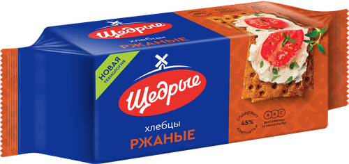 Хлебцы ржаные ЩЕДРЫЕ, 100г, фотография