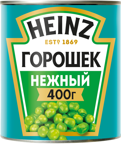 Горошек зеленый HEINZ Нежный, из мозговых сортов, 400г, фото