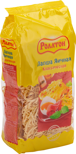 Лапша яичная РОЛЛТОН Классическая группа В высший сорт, 400г, детальное фото
