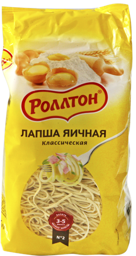 Лапша яичная РОЛЛТОН Классическая группа В высший сорт, 400г, фото