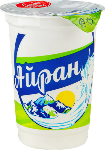 Айран СЕГОДНЯ И ВСЕГДА 2%, без змж, 200г, изображение