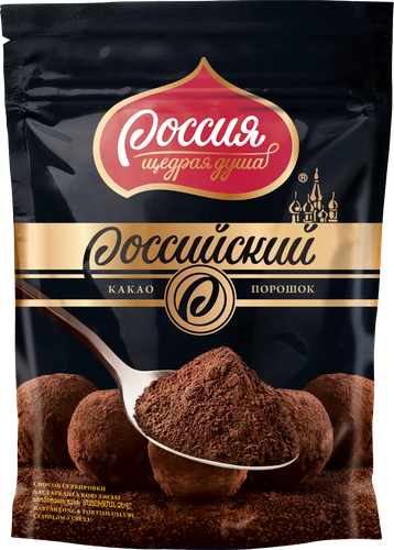 Какао порошок РОССИЯ ЩЕДРАЯ ДУША, 100г, вид