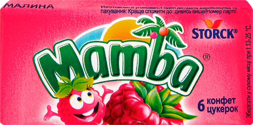 Конфеты жевательные MAMBA, 26,5г, картинка