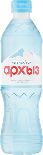 Вода минеральная ЛЕГЕНДА ГОР АРХЫЗ природная столовая негазированная, 0.5л, картинка