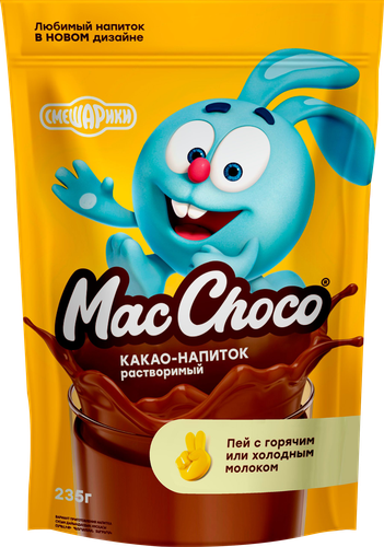 Какао-напиток растворимый MACCOFFEE MacChoco, 235г, изображение