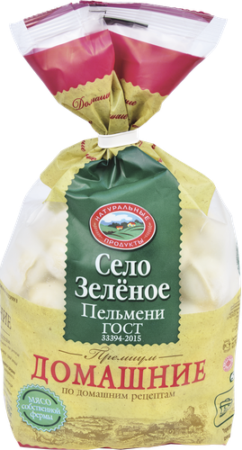 Пельмени СЕЛО ЗЕЛЁНОЕ Домашние, категория В, 800г, фото