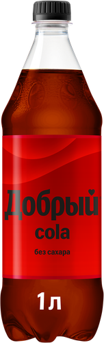 Напиток ДОБРЫЙ Кола без сахара сильногазированный, 1л, детальное фото