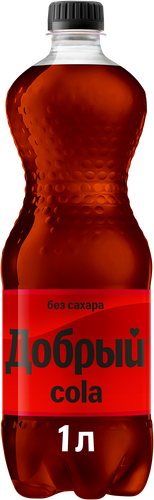 Напиток ДОБРЫЙ Кола без сахара сильногазированный, 1л, картинка