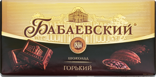 Шоколад горький БАБАЕВСКИЙ, 75г, изображение