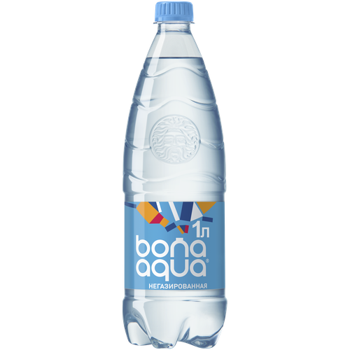 Вода питьевая BONAQUA негазированная, 1л, вид