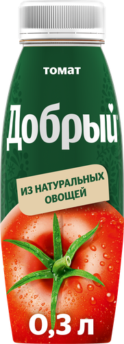 Нектар ДОБРЫЙ Томатный с сахаром и солью, 0.3л, фотография