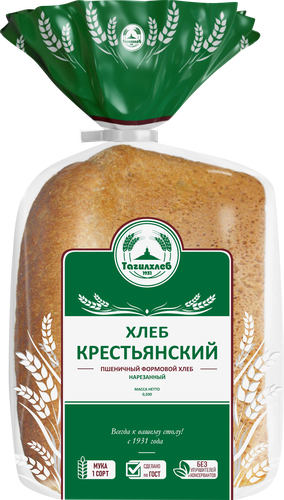 Хлеб ТАГИЛХЛЕБ Крестьянский, в нарезке, 500г, картинка