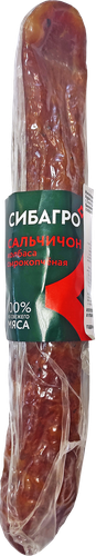 Колбаса сырокопченая СИБАГРО Сальчичон, 160г, детальное фото