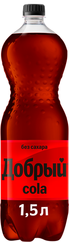 Напиток ДОБРЫЙ Кола без сахара сильногазированный, 1.5л, детальное фото