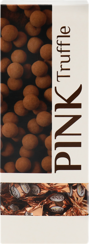 Конфеты глазированные PINK Truffle с комбинированными кремовыми начинками, 163г, детальное фото