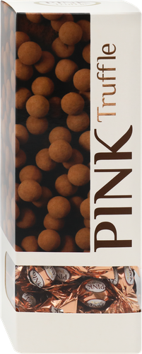 Конфеты глазированные PINK Truffle с комбинированными кремовыми начинками, 163г, детальное фото
