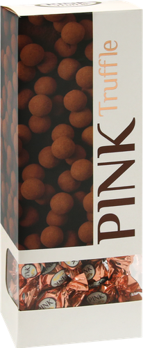 Конфеты глазированные PINK Truffle с комбинированными кремовыми начинками, 163г, изображение