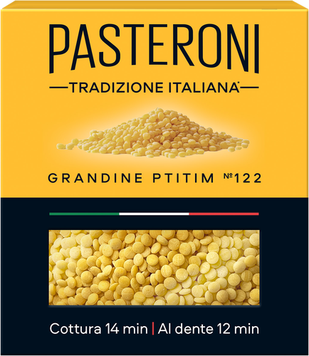 Макароны PASTERONI Грандине птитим №122, 400г, фото