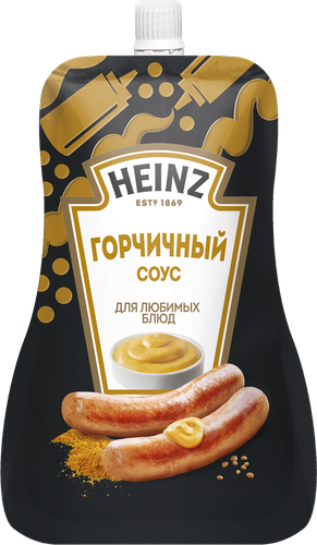 Соус HEINZ Горчичный, на основе растительных масел, 200г, фото
