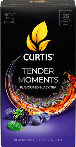 Чай черный CURTIS Tender Moments арома, 25пак, крупный план
