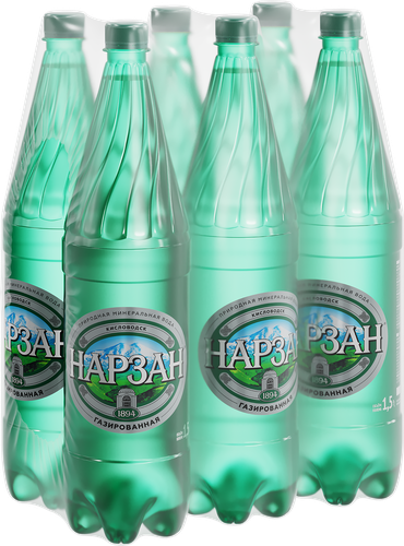 Вода минеральная НАРЗАН газированная, 1.5л, картинка
